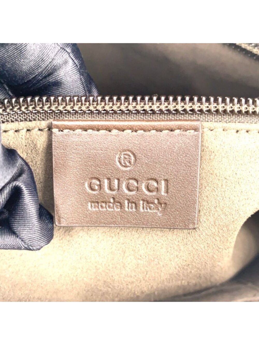 Gucci GG Blooms Shoulder Bag Leather Canvas Brown Silver - Picture 4 of 15